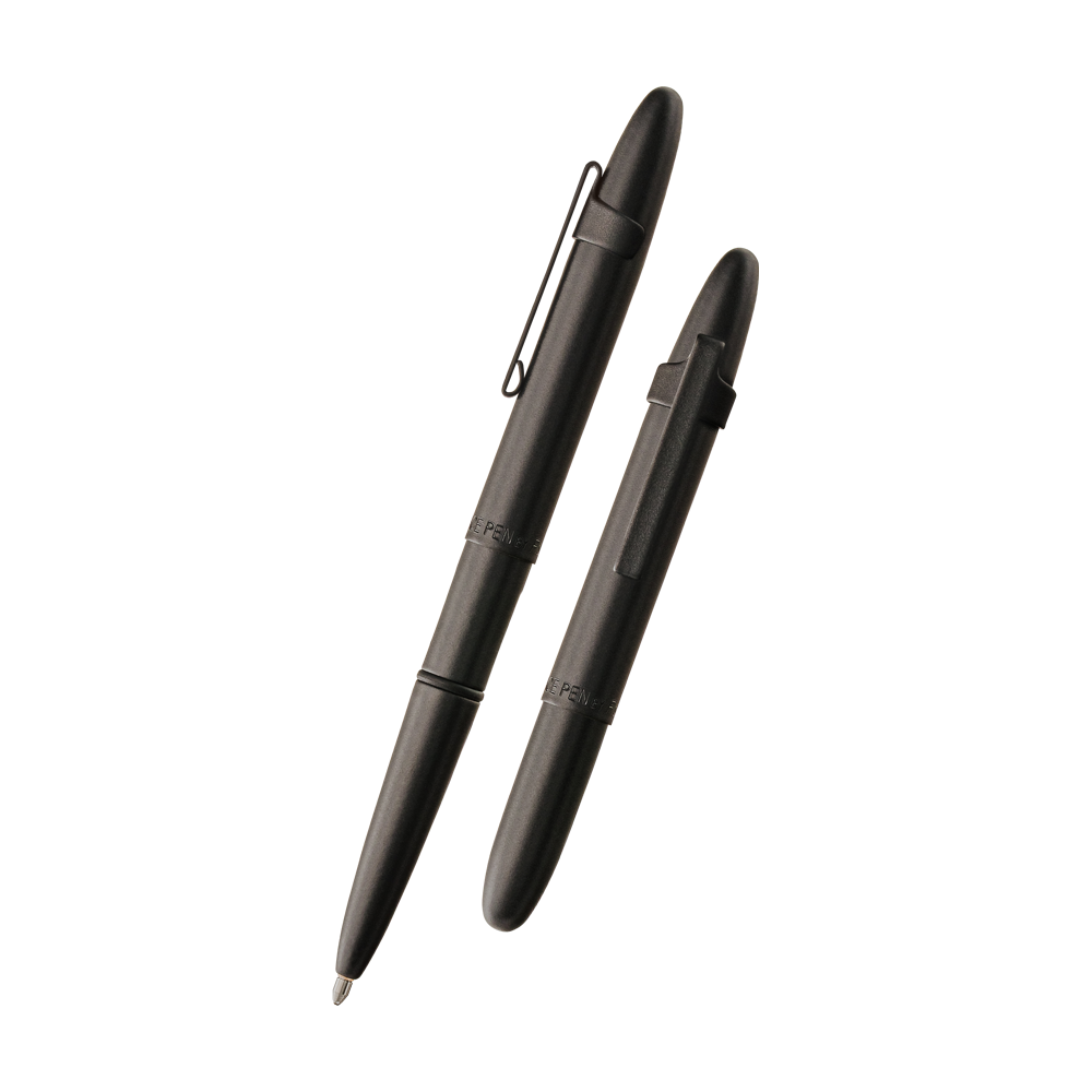Fisher Space Pen Bullet Space Pen with Clip, Matte Black